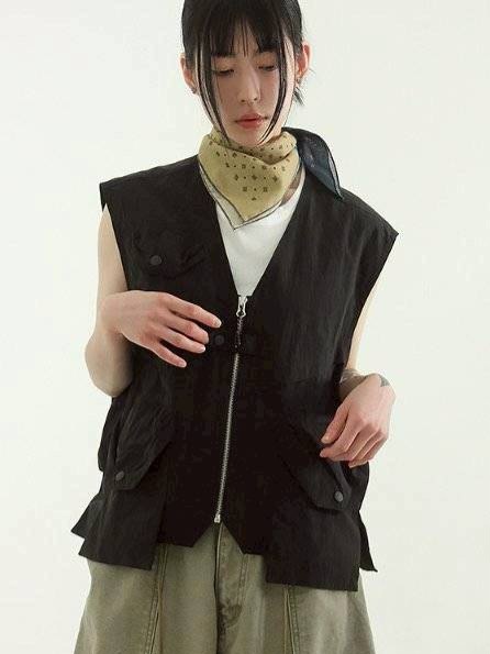 (韓國獨家特價)多功能造型背心外套