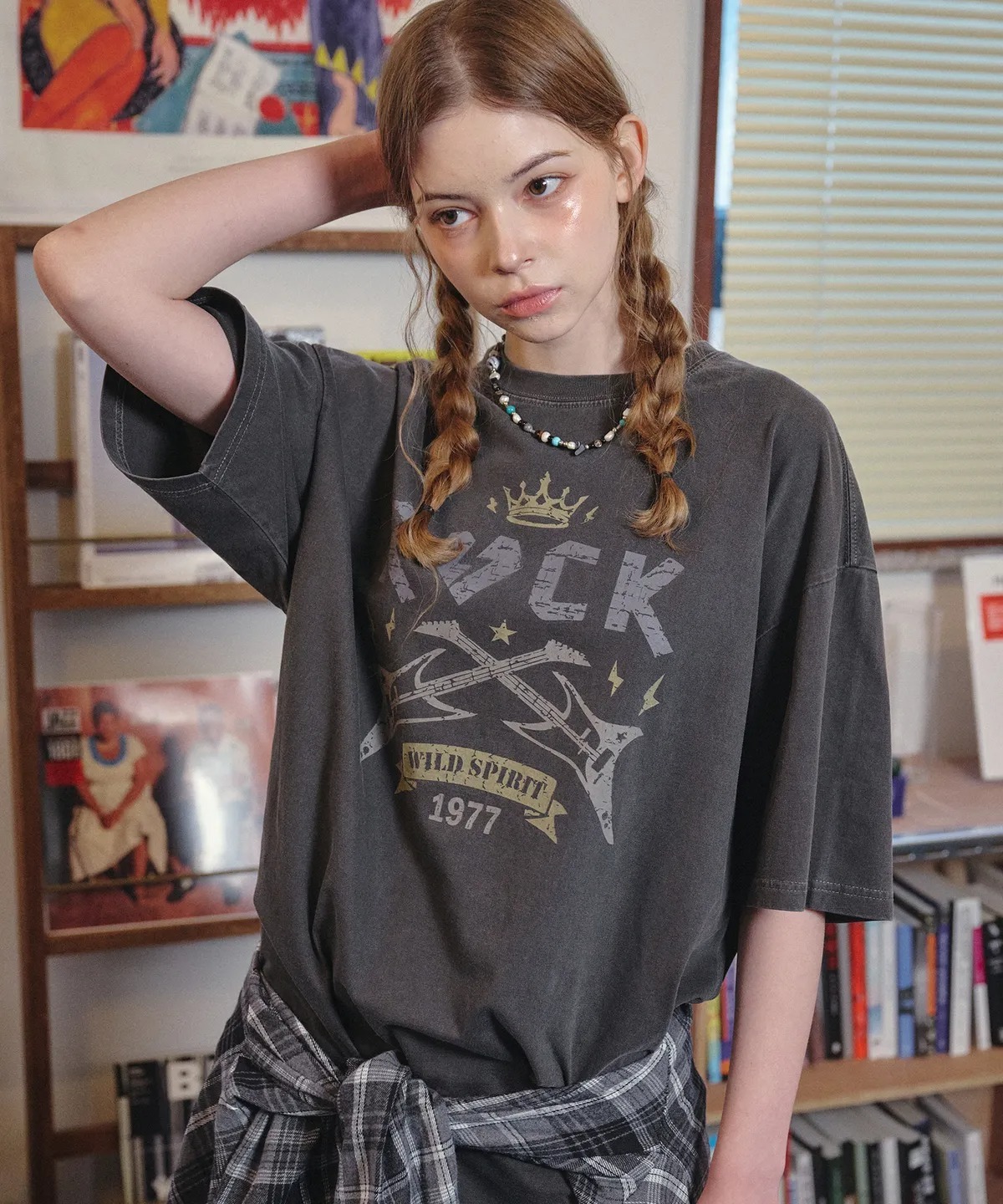 CPGN STUDIO Rock Crown Pigment T-Shirt