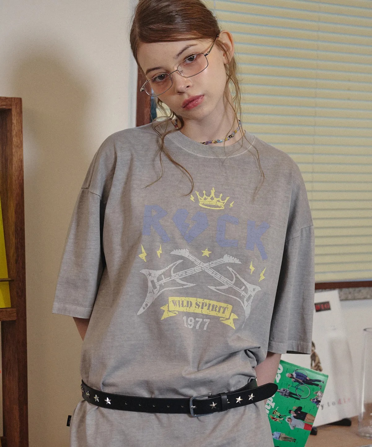 CPGN STUDIO Rock Crown Pigment T-Shirt