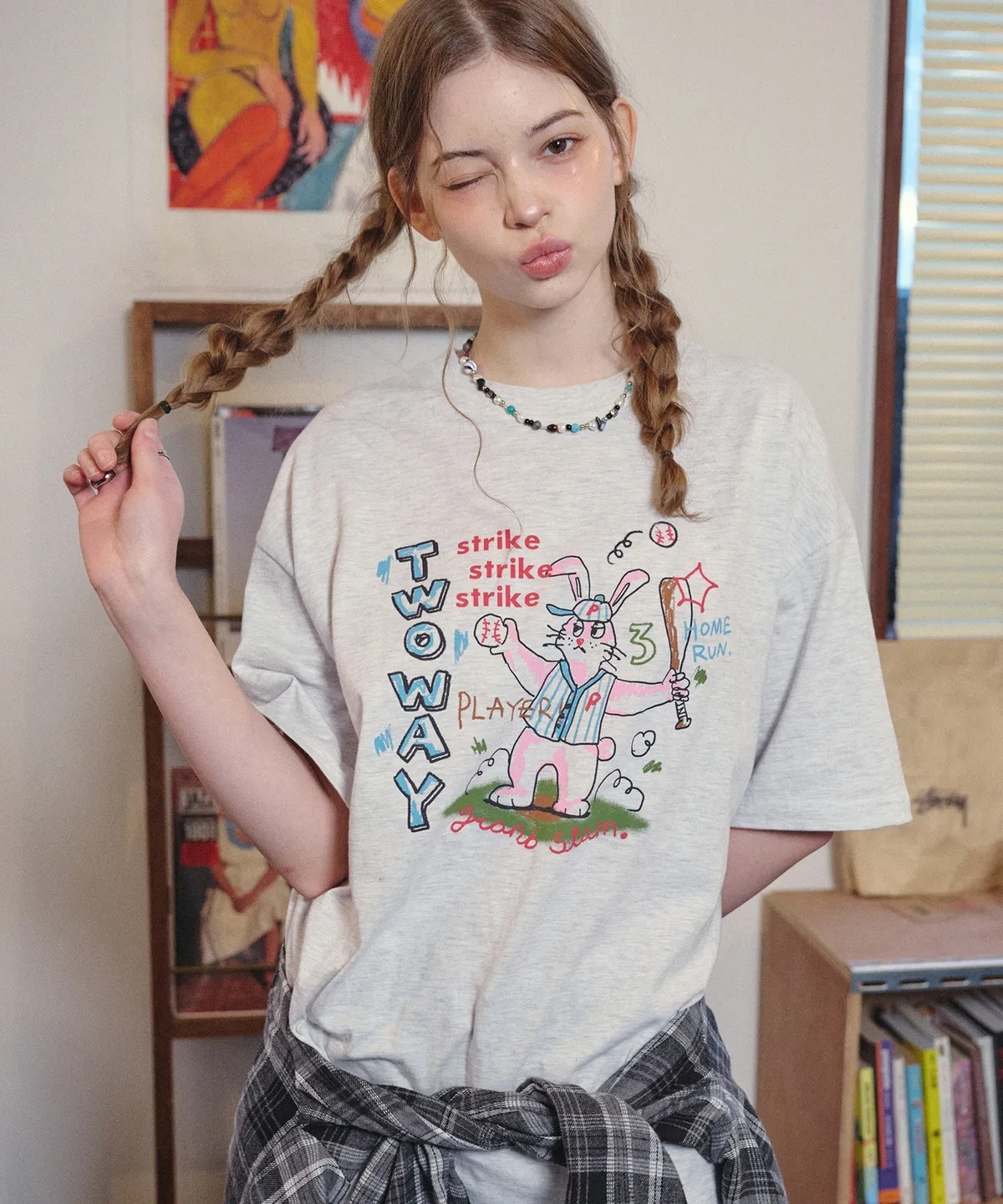 CPGN STUDIO Home Run Bunny T-Shirt