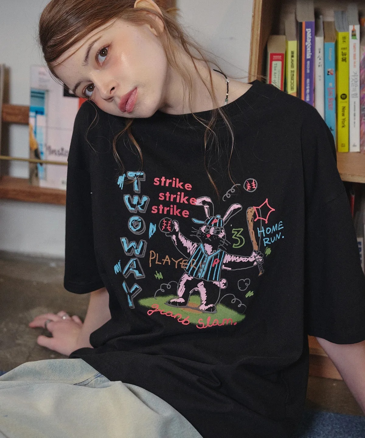 CPGN STUDIO Home Run Bunny T-Shirt