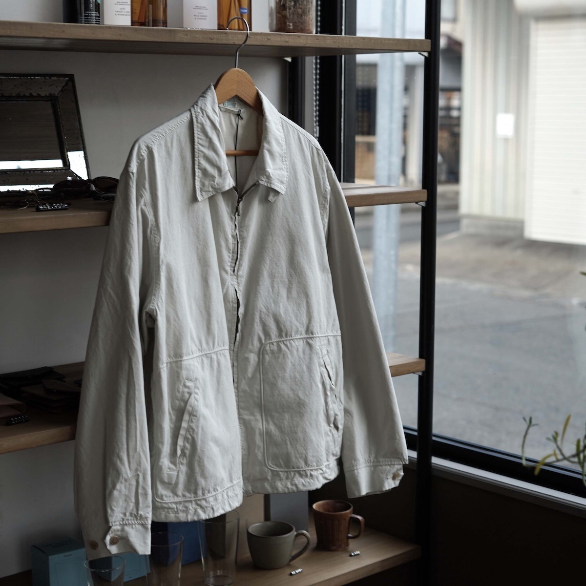 LAST PCS: A.PRESSE 2026 COTTON SILK BACK GABARDINE COACH JACKET (26SAP-01-34) - PRE ORDER ITEM (預訂中)