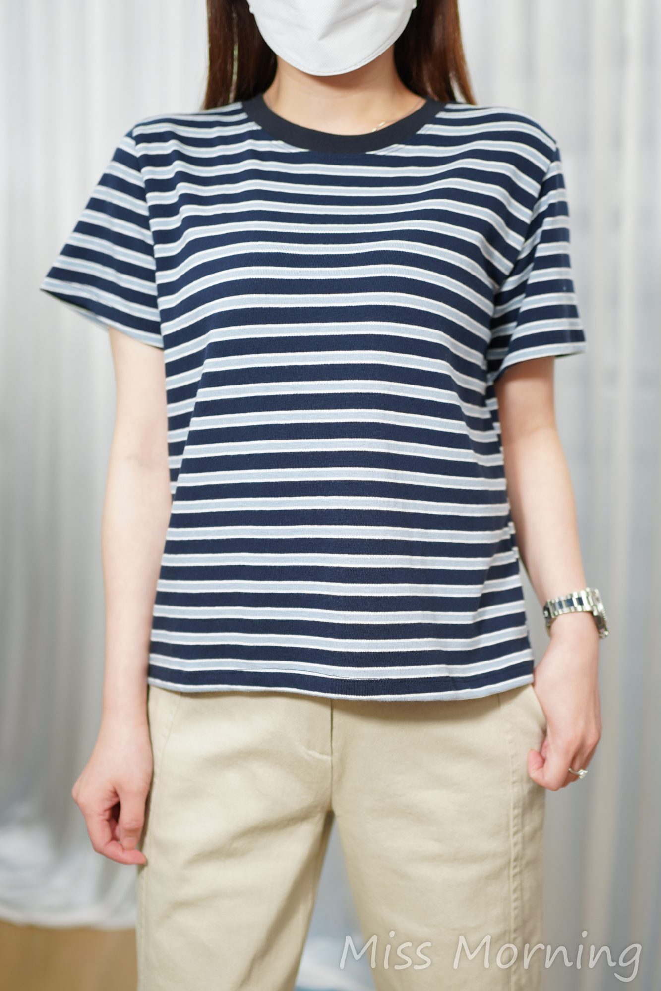 靚色清新條子tee(15141)