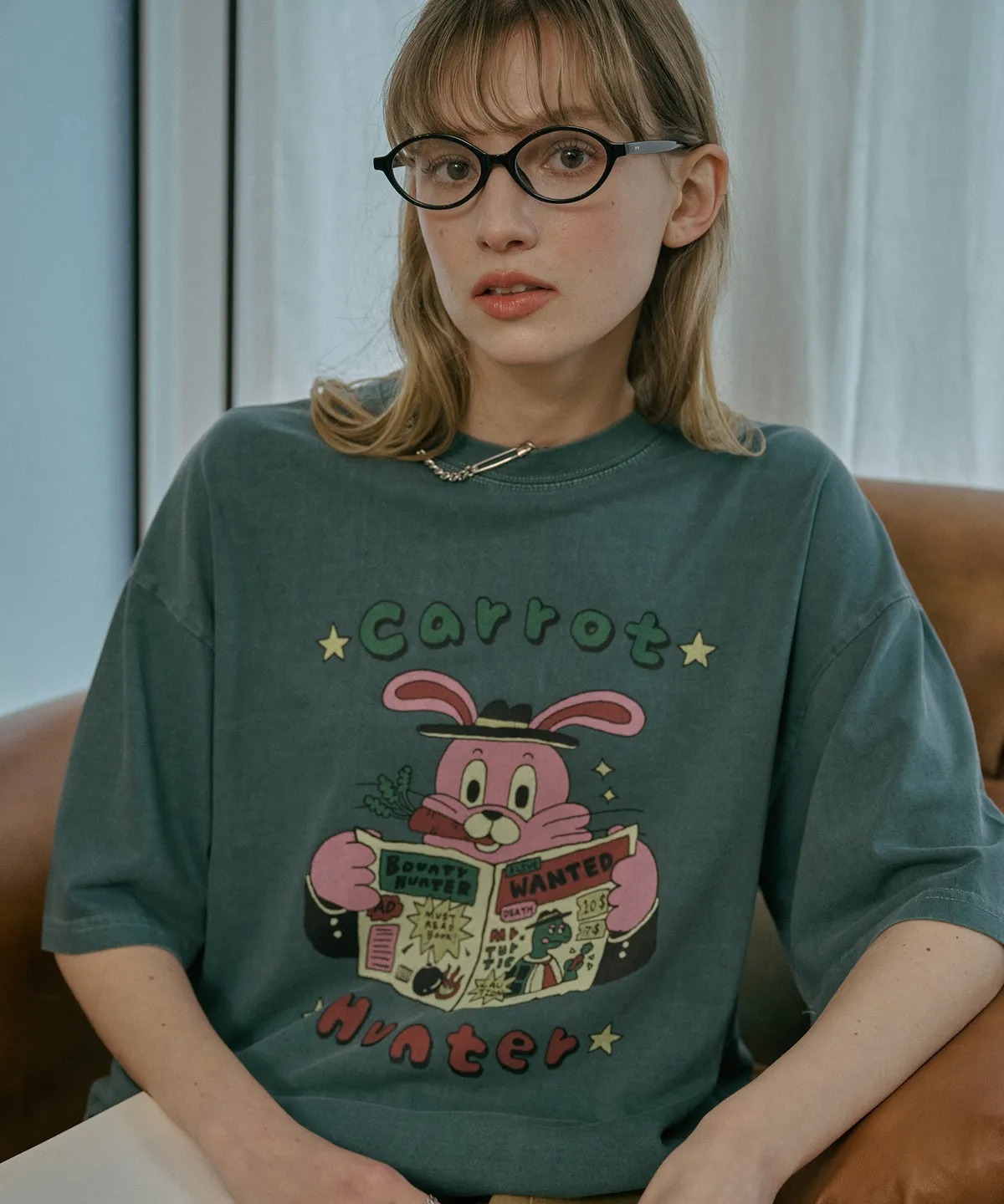 CPGN STUDIO Carrot Hoppy Pigment T-shirt