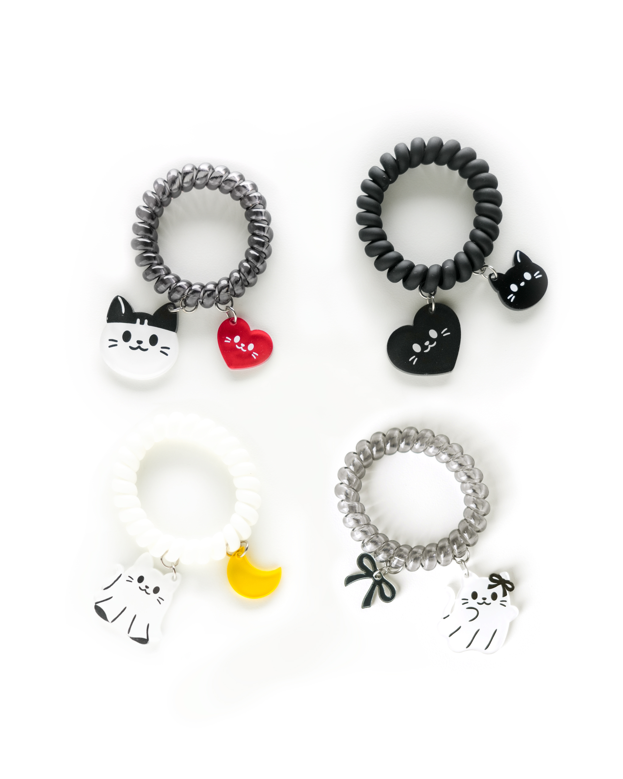 壓克力造型電話線髮圈