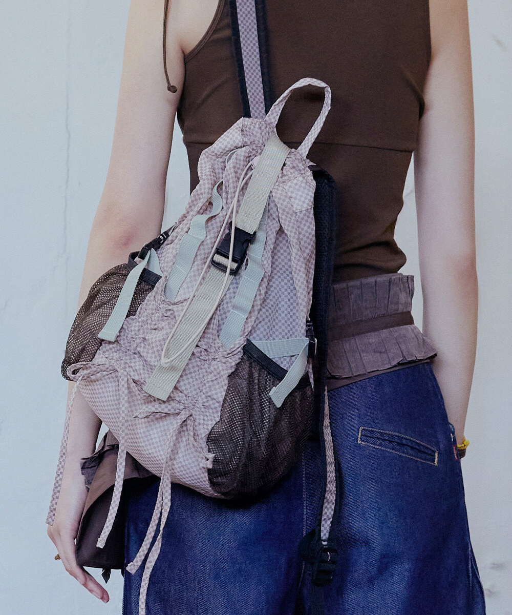 Rockfish Weatherwear - LIGHT WEIGHT BACKPACK (PINK CHECK)