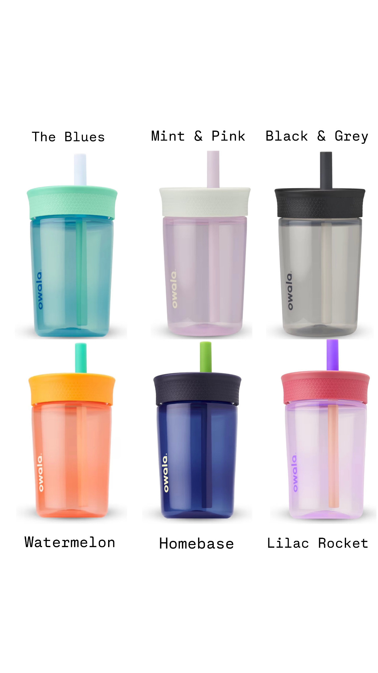 Owala Kids Plastic 15oz Water Bottle 水樽