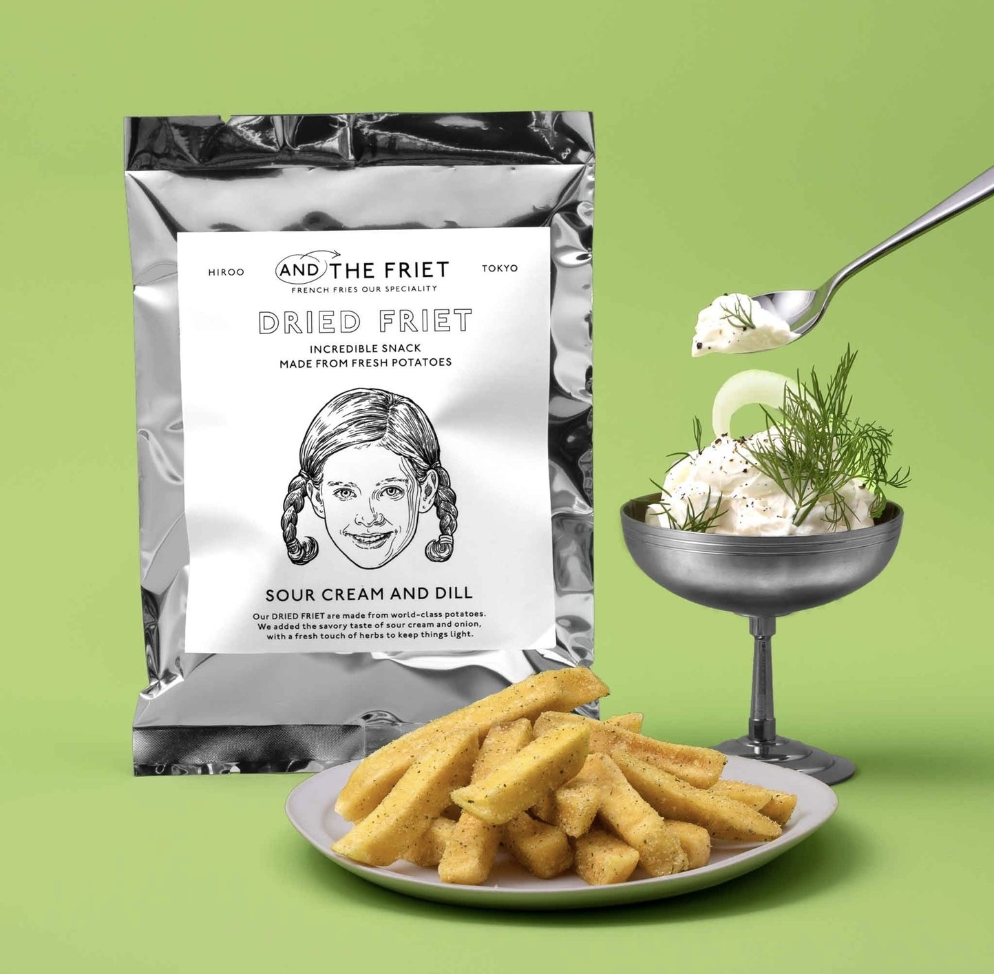 【最新發售】JP And The Friet 濃鬱酸忌廉洋蔥風味粗薯條 60g 3623 TK260404