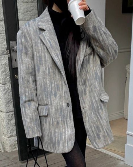 直紋西裝褸 MALENKII-123JK