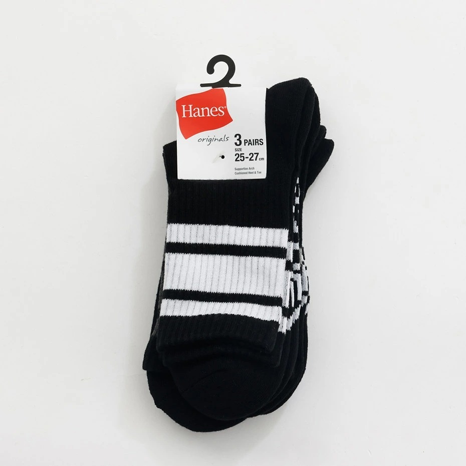 日本 Hanes Crew Socks Pack [HMSCC001]