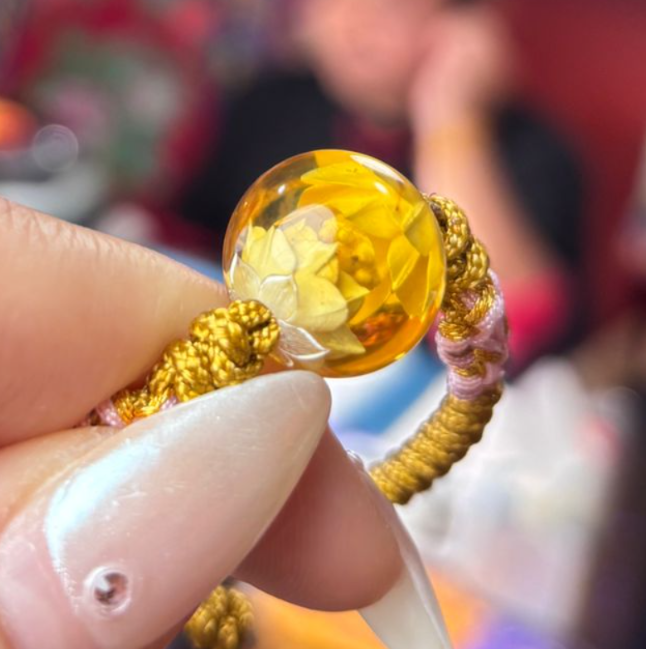 AB260403-G98-琥珀百解消災符手繩（一物一證書）（包龍虎山開光，需客戶留中文名，性別，出生年月日時分）(預計5月尾到貨)(只限尖沙咀門市自取不包郵)