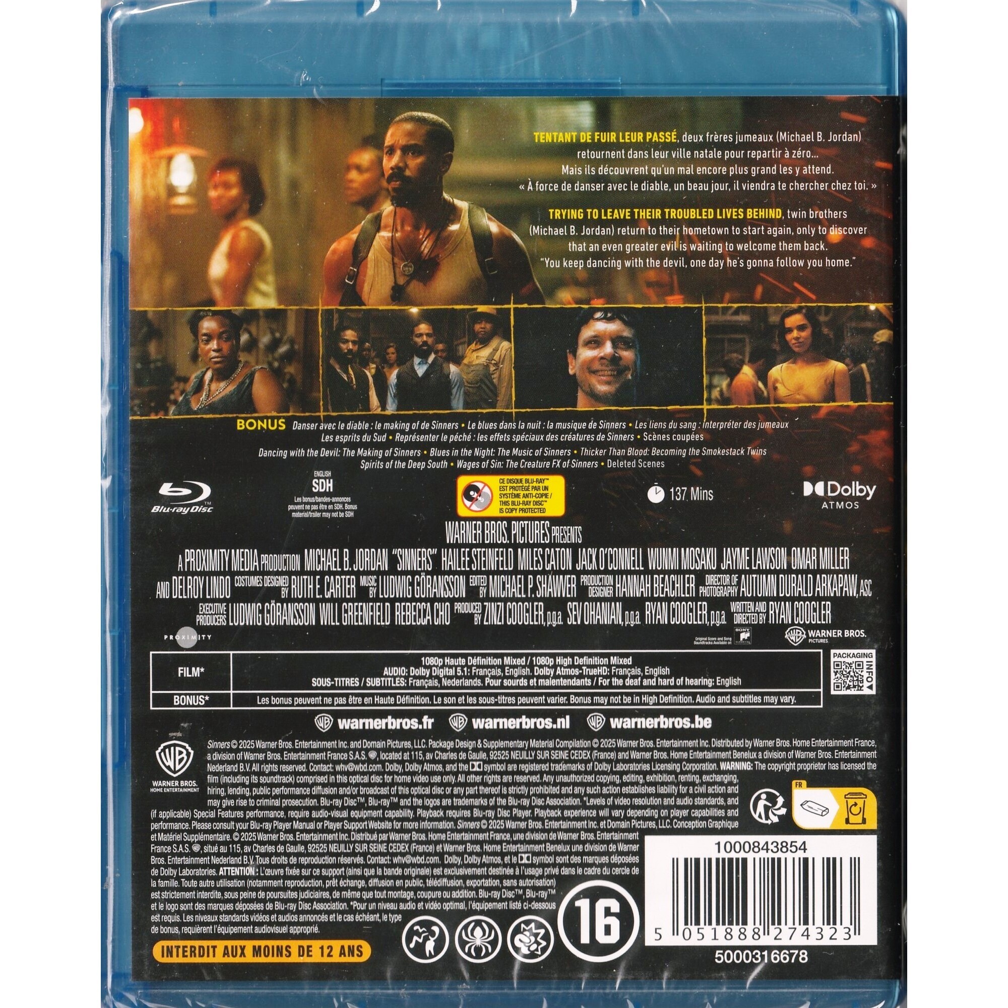 罪人們 (2025) (Blu-ray) (法國版)