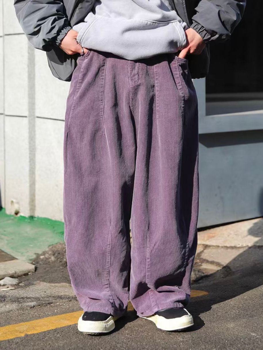 燈心絨Balloon Pants P2195