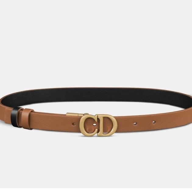 Outlet Dior Reversible Saddle Belt