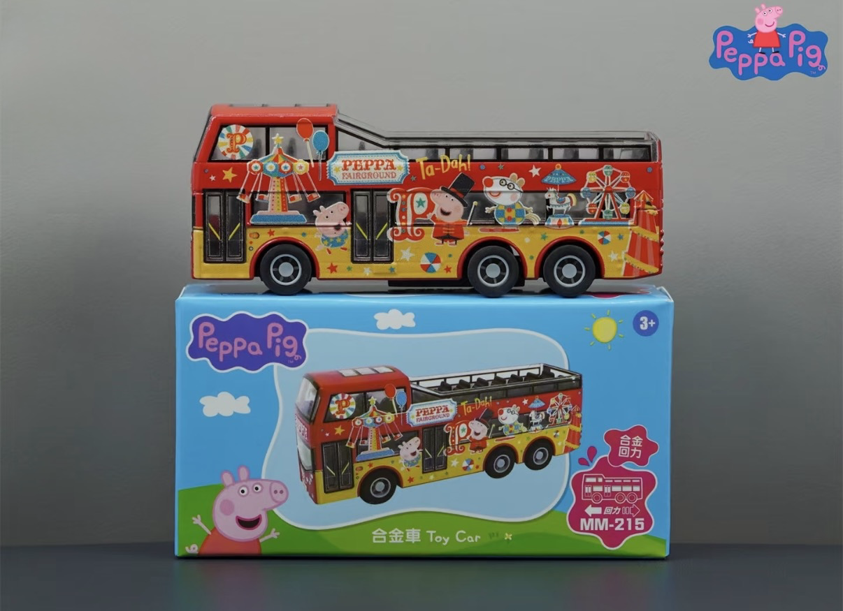 香港合金車/迴力車 - Peppa Pig 觀光巴士