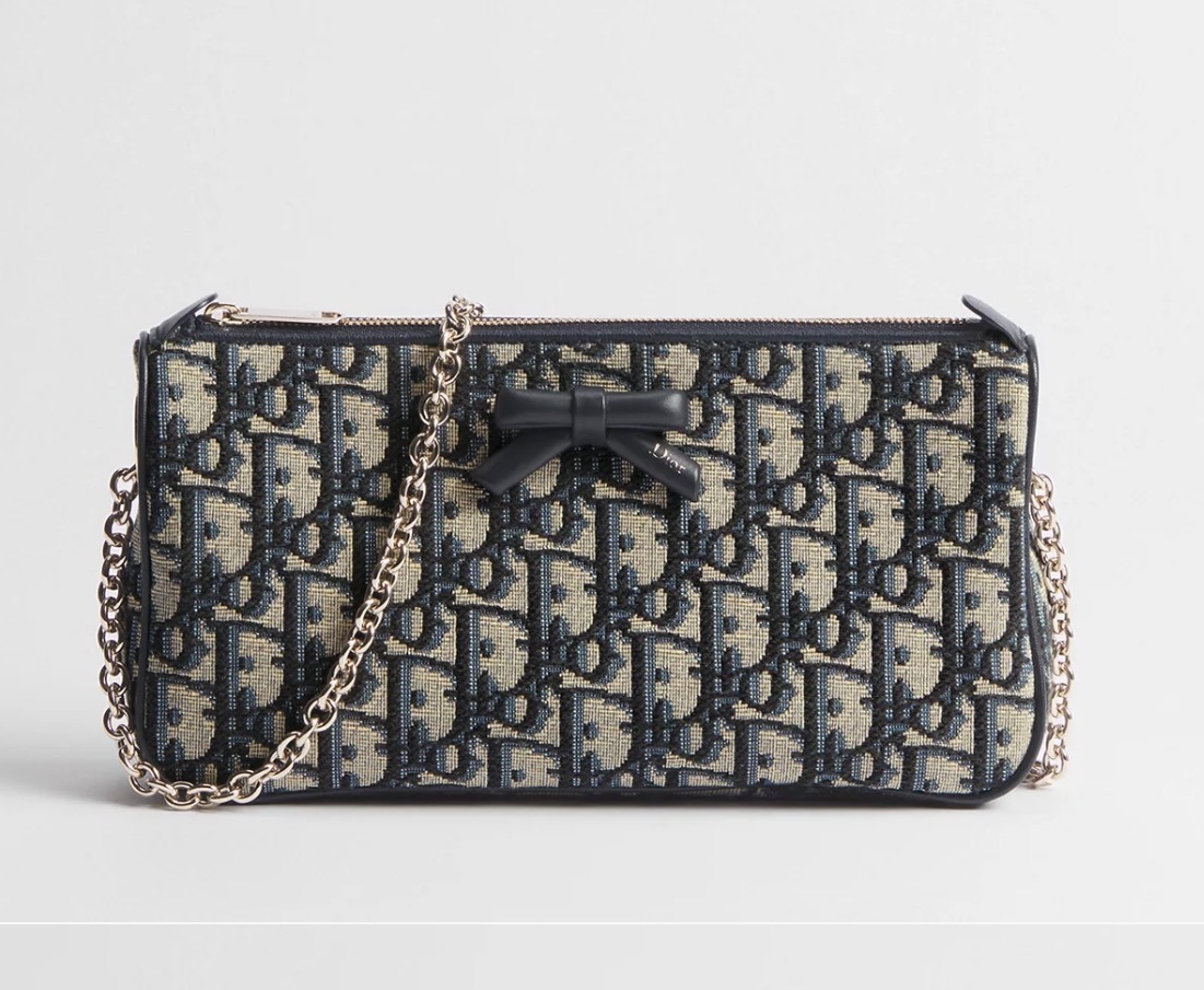 Dior Promenade Pouch With Chain