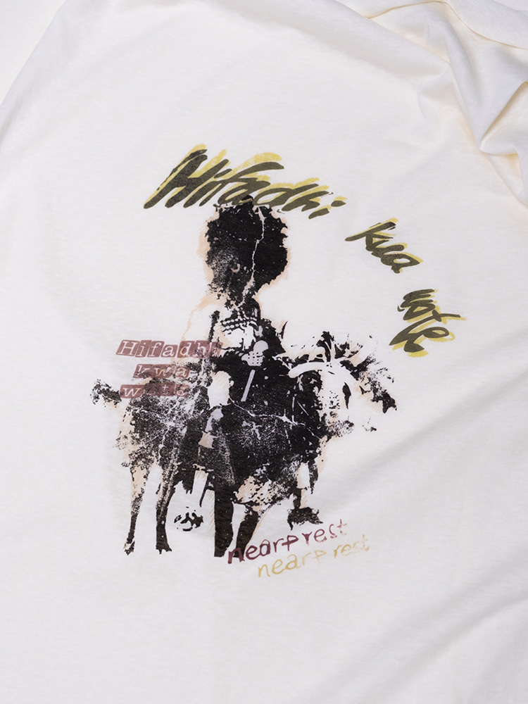 Slogan Tribe Print Slope T-Shirt