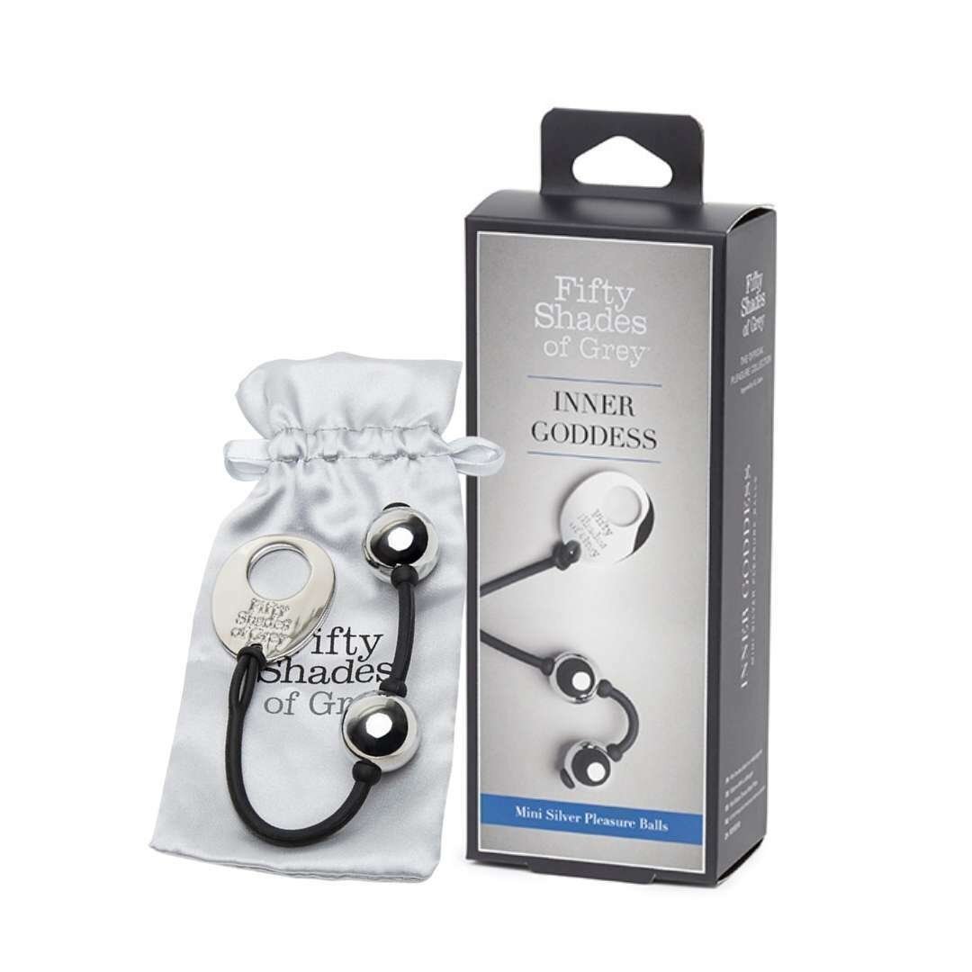 Fifty Shades of Grey 迷你銀色金屬縮陰球 85g