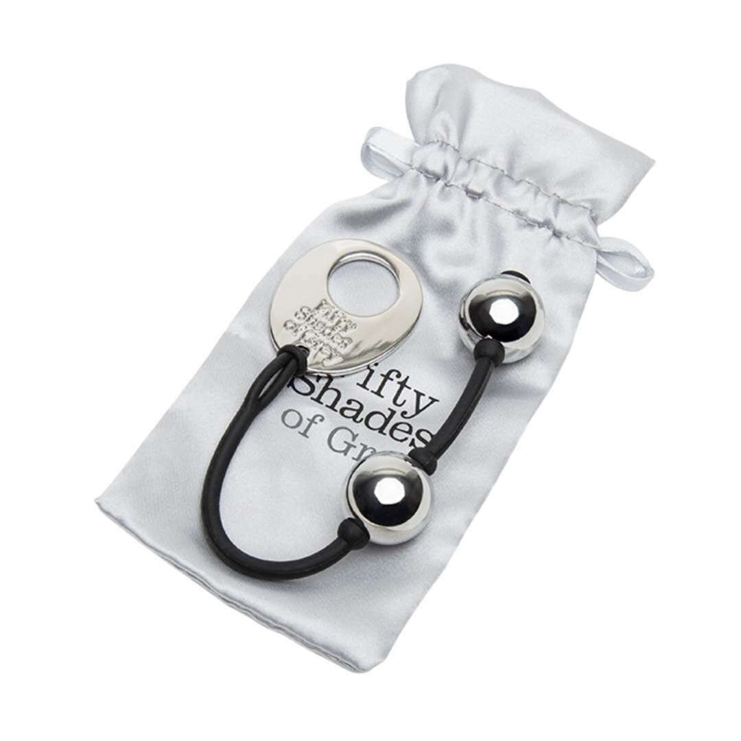 Fifty Shades of Grey 迷你銀色金屬縮陰球 85g