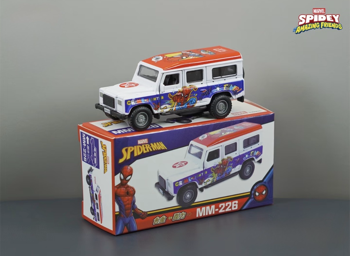 香港合金車/迴力車 - Spider-man 吉普車