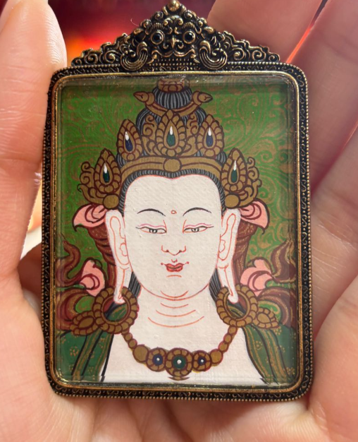 AB260404-Y40 拓印藍五財+裝幡八大守護（馬： 大勢至菩薩 ）+冰箱貼五財眼 (需客人留姓名，出生年月日時分)(香格里拉松贊林寺上師開光加持+五色財神幡祈福) (預計5月尾到貨)(只限尖沙咀門市自取不包郵)