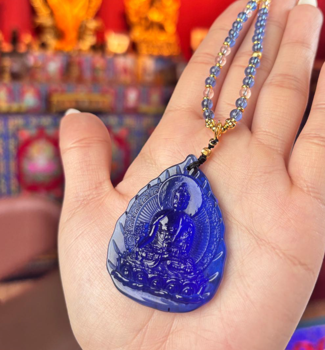 AB260404-Y19-琉璃藥師佛配萬能鏈(需客人留姓名，出生年月日)(一對一大佛寺添磚加瓦增福增壽)(預計5月尾到貨)(只限尖沙咀門市自取不包郵)