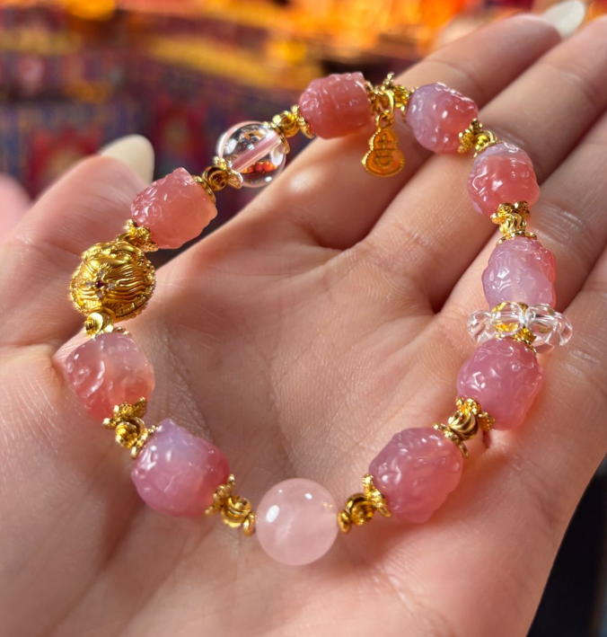 AB260404-Y8-金剛薩埵招財手串 (需客人留姓名，生辰八字)(西藏寺廟開光加持)(預計5月尾到貨)(只限尖沙咀門市自取不包郵)