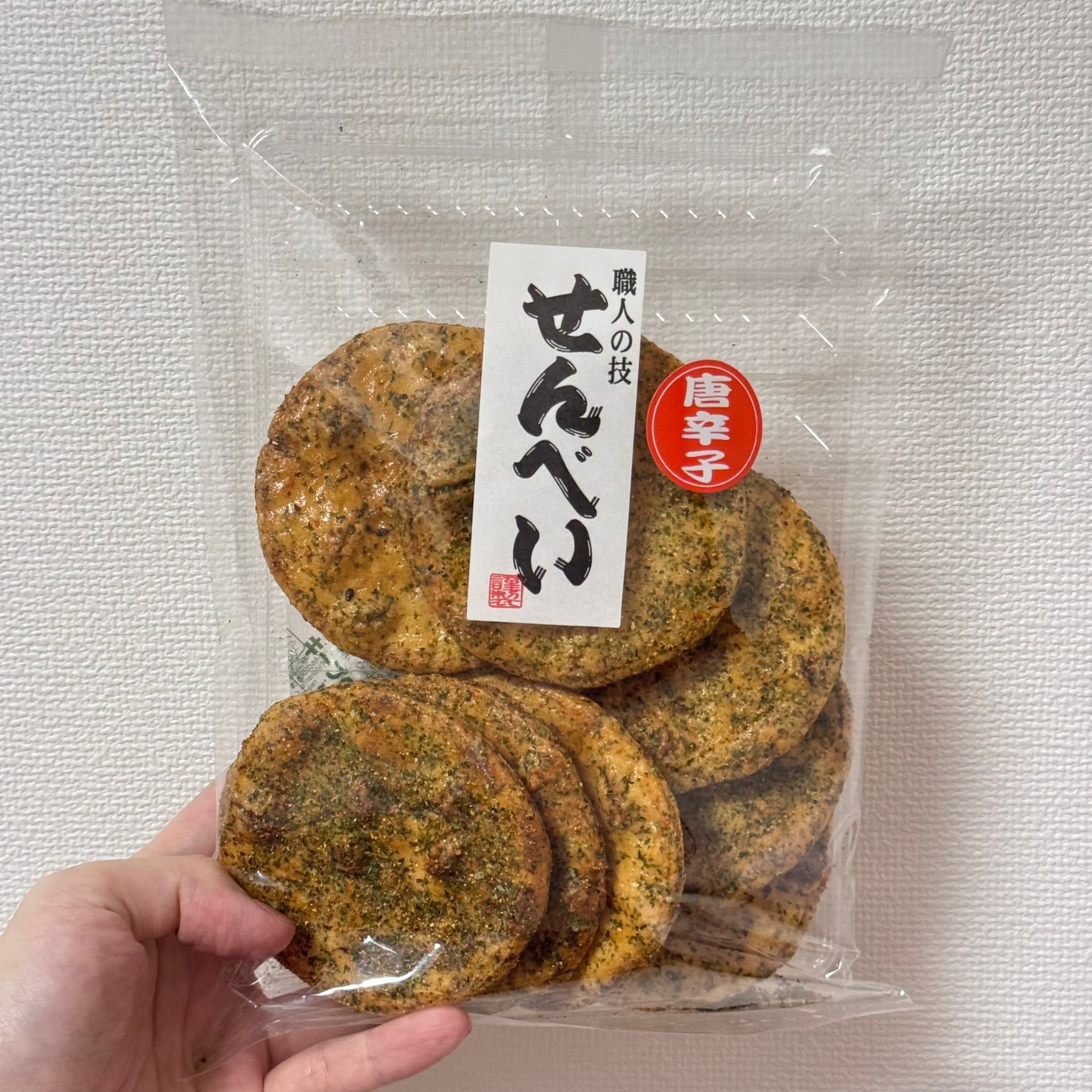 JP 職人之技 唐辛子紫菜醬油風味煎餅 8枚 9158 TK260404