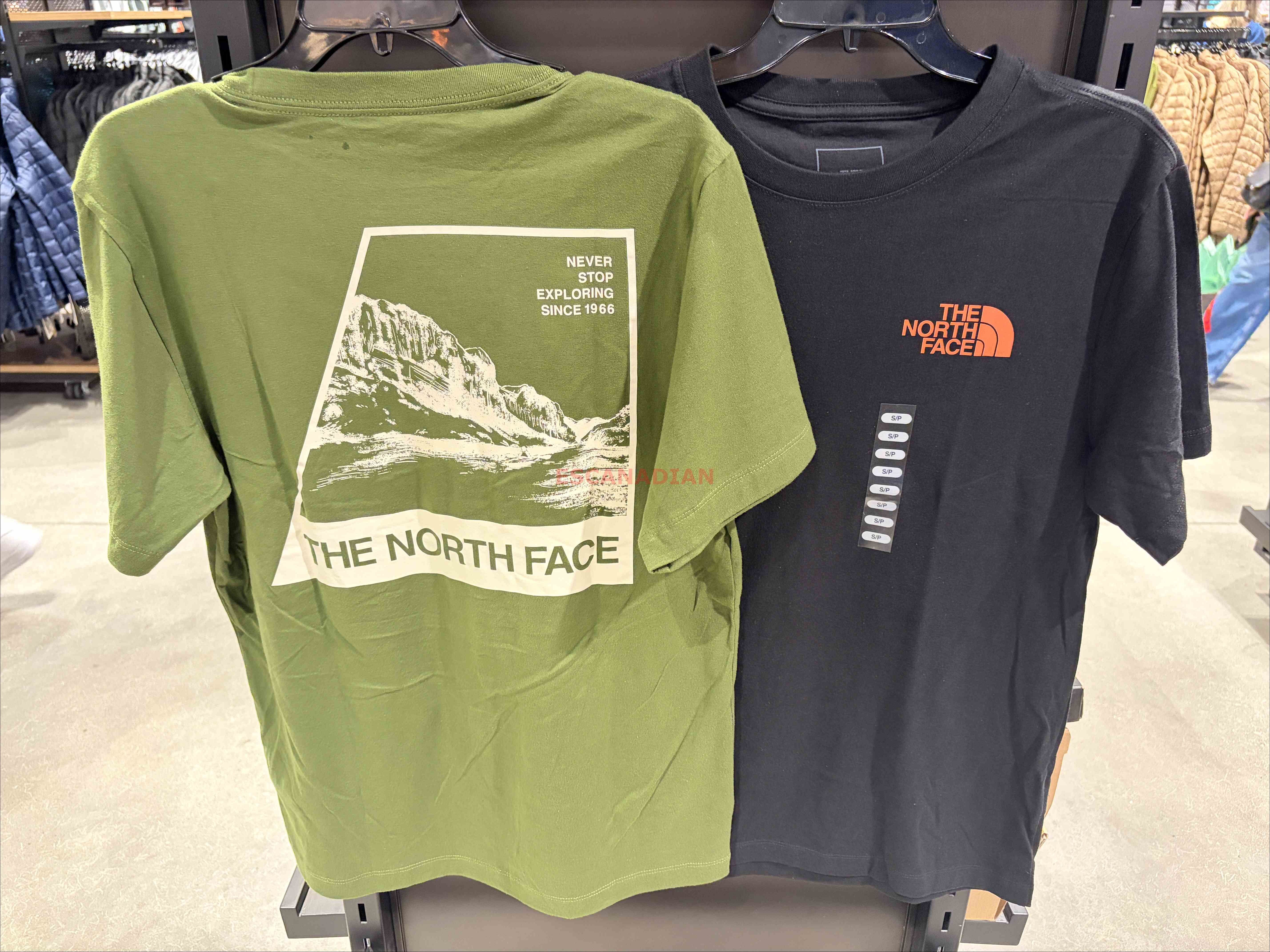 THE NORTH FACE 男大人 正反 山脈圖案 短TEE (2色)