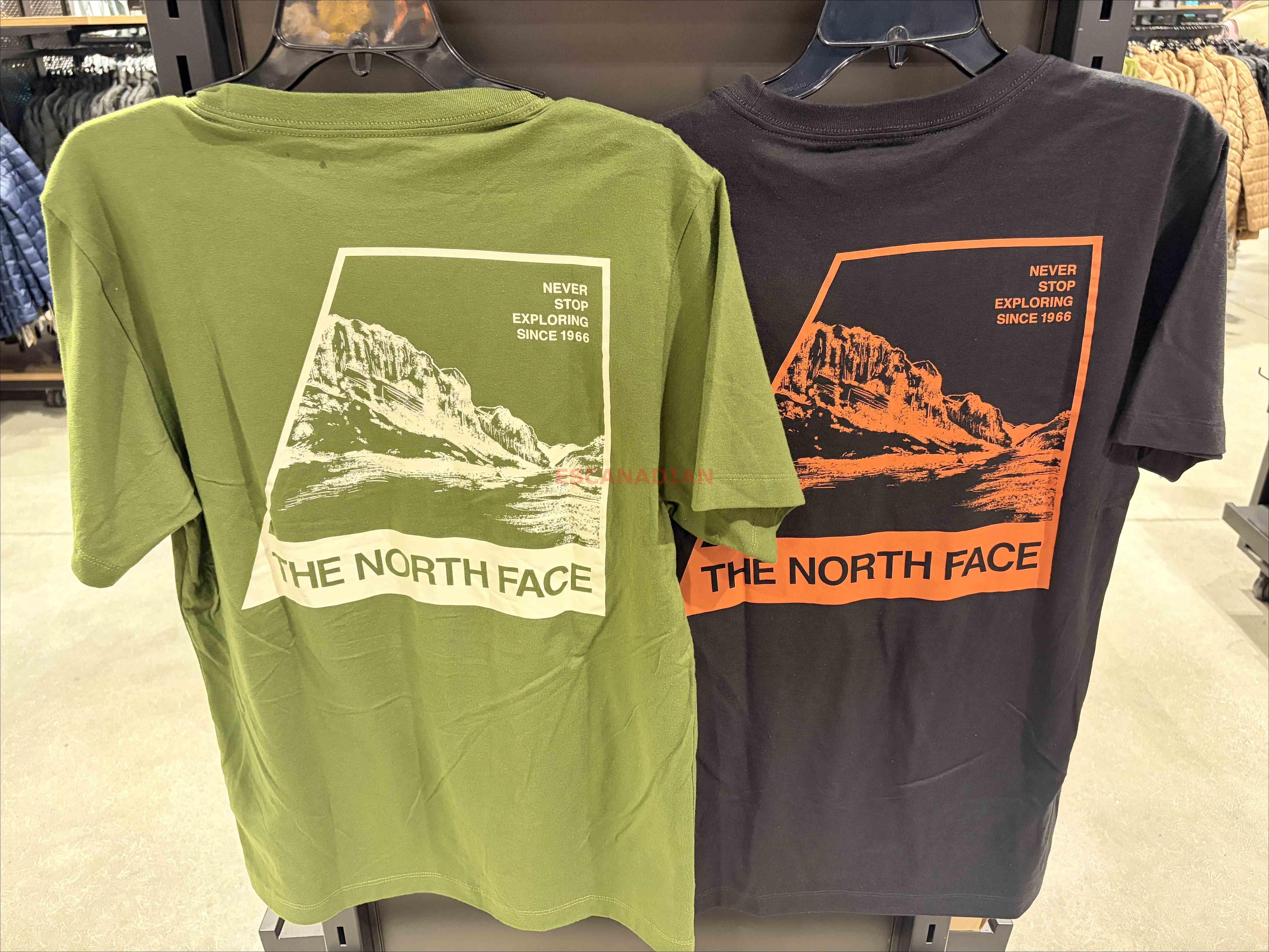 THE NORTH FACE 男大人 正反 山脈圖案 短TEE (2色)