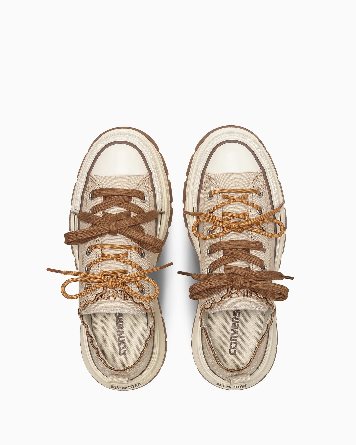 預購┃CONVERSE ALL STAR TREKWAVE LACEEDGE OX 厚底 低筒 捲邊 滾邊 鞋帶