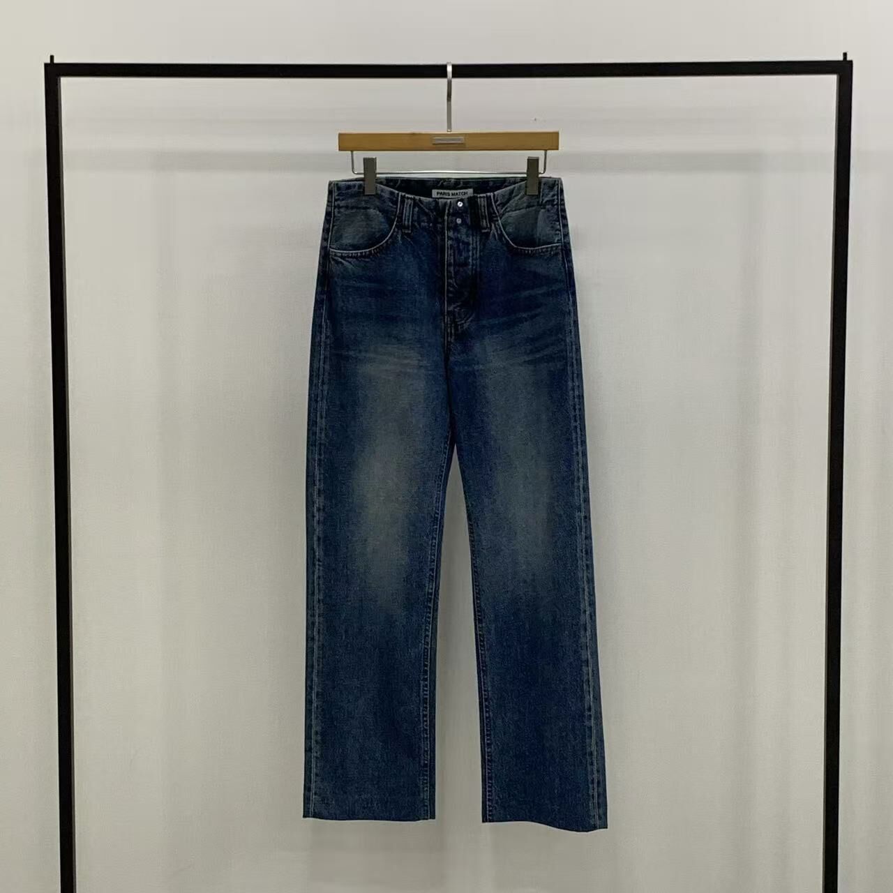 🎈K2812  ▶️牛仔長褲 👉S(W:76cm H:104cm) M(W:80cm H:108cm) L(W:84cm H:112cm) L:99cm