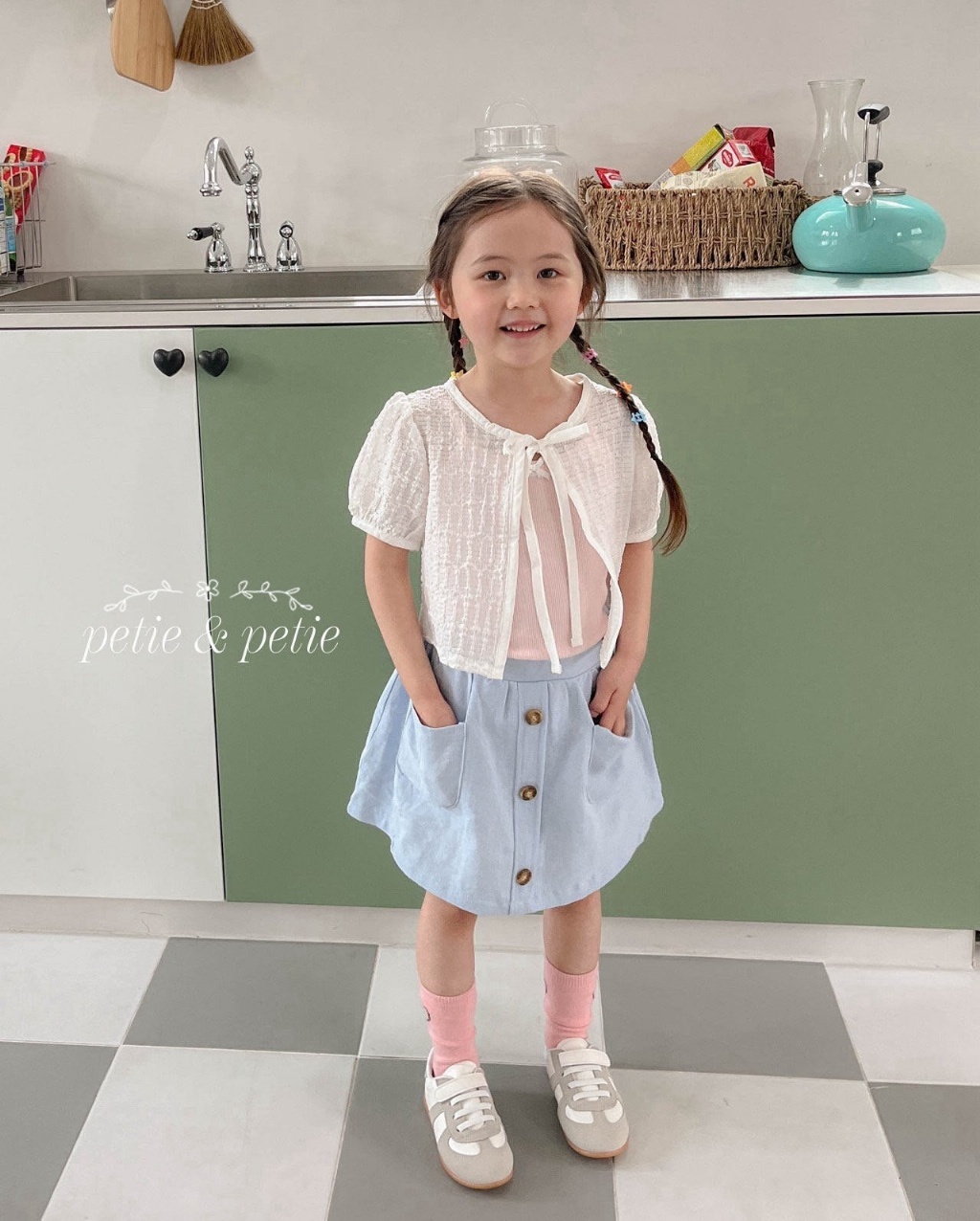 正韓夏Petitpetit 兩色個性極簡裙