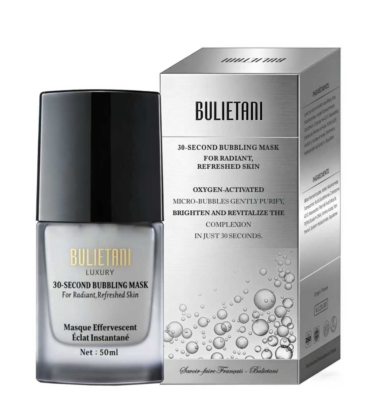 3 AKT40 BULIETANI 30-SECOND BUBBLING MASK