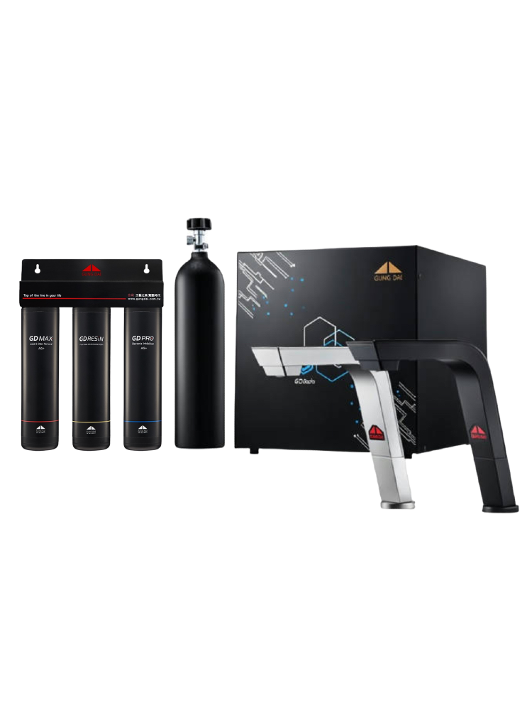 限量回饋15%【GUNG DAI宮黛】全功能智慧氣泡三溫飲水機|冰/常溫/熱/氣泡水 |GD SODA