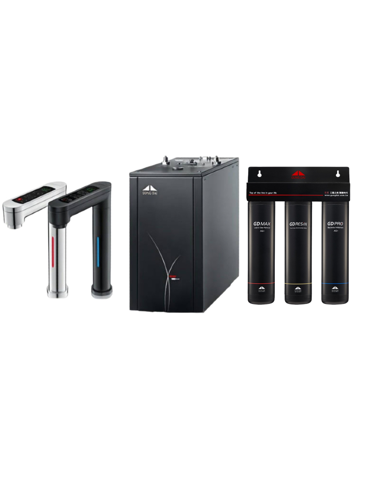 限量回饋15%【GUNG DAI宮黛】觸控式雙溫飲水機｜常溫/熱｜GD600