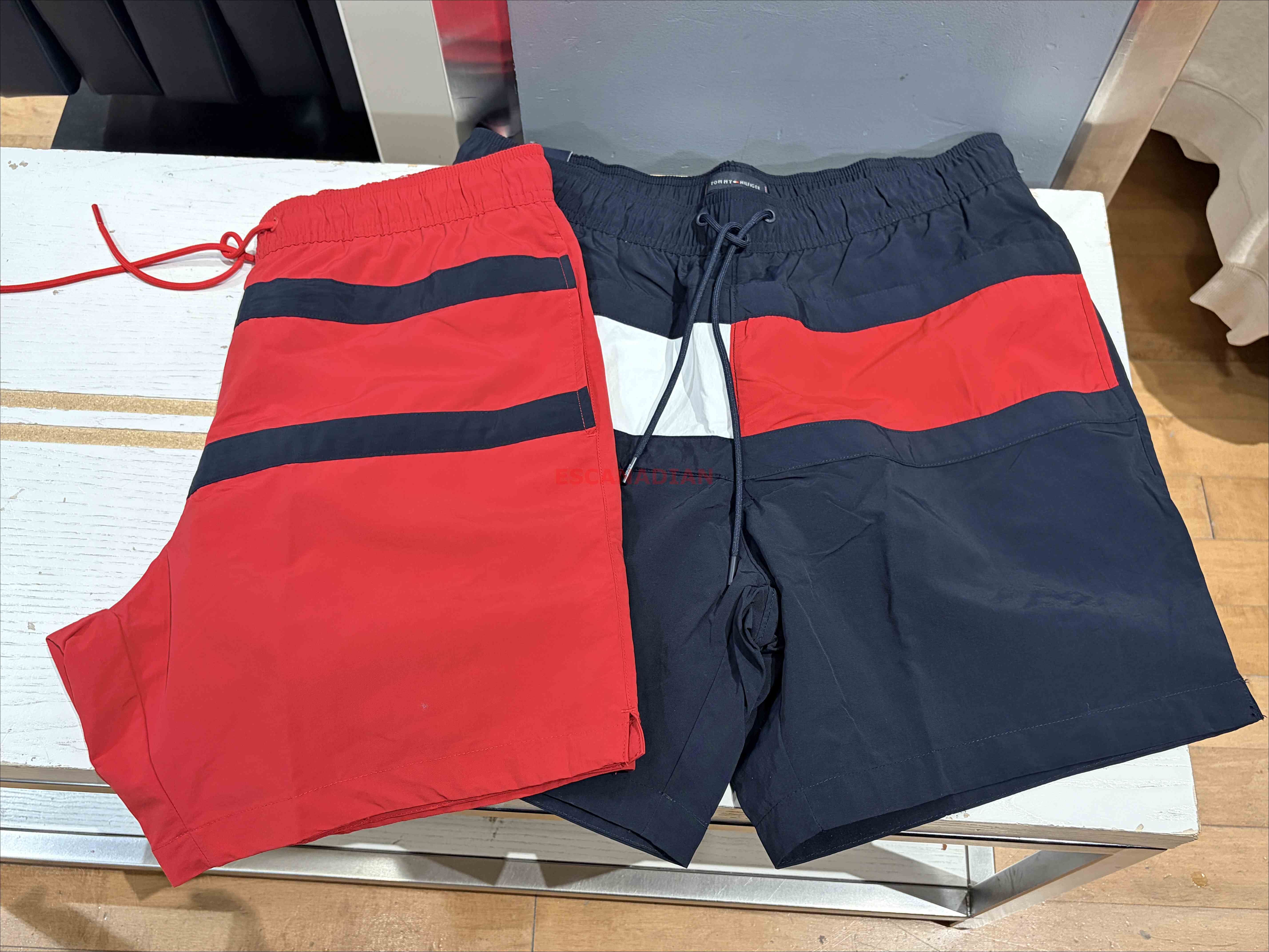 TOMMY 男大人 LOGO 膝上 海灘褲 (長度7) (2色)