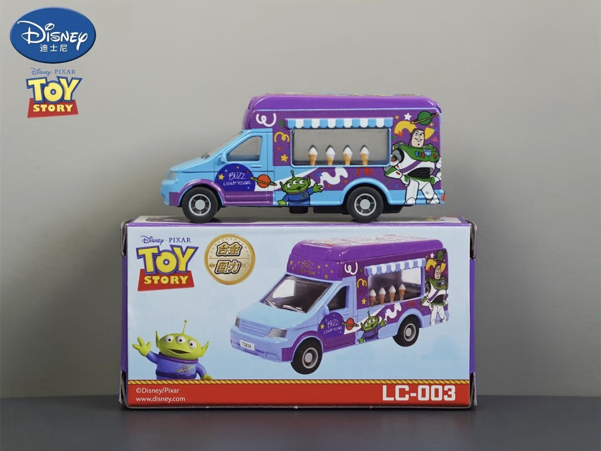 香港合金車/迴力車 - Toy Srory三眼仔巴斯 雪糕車 *限量版*