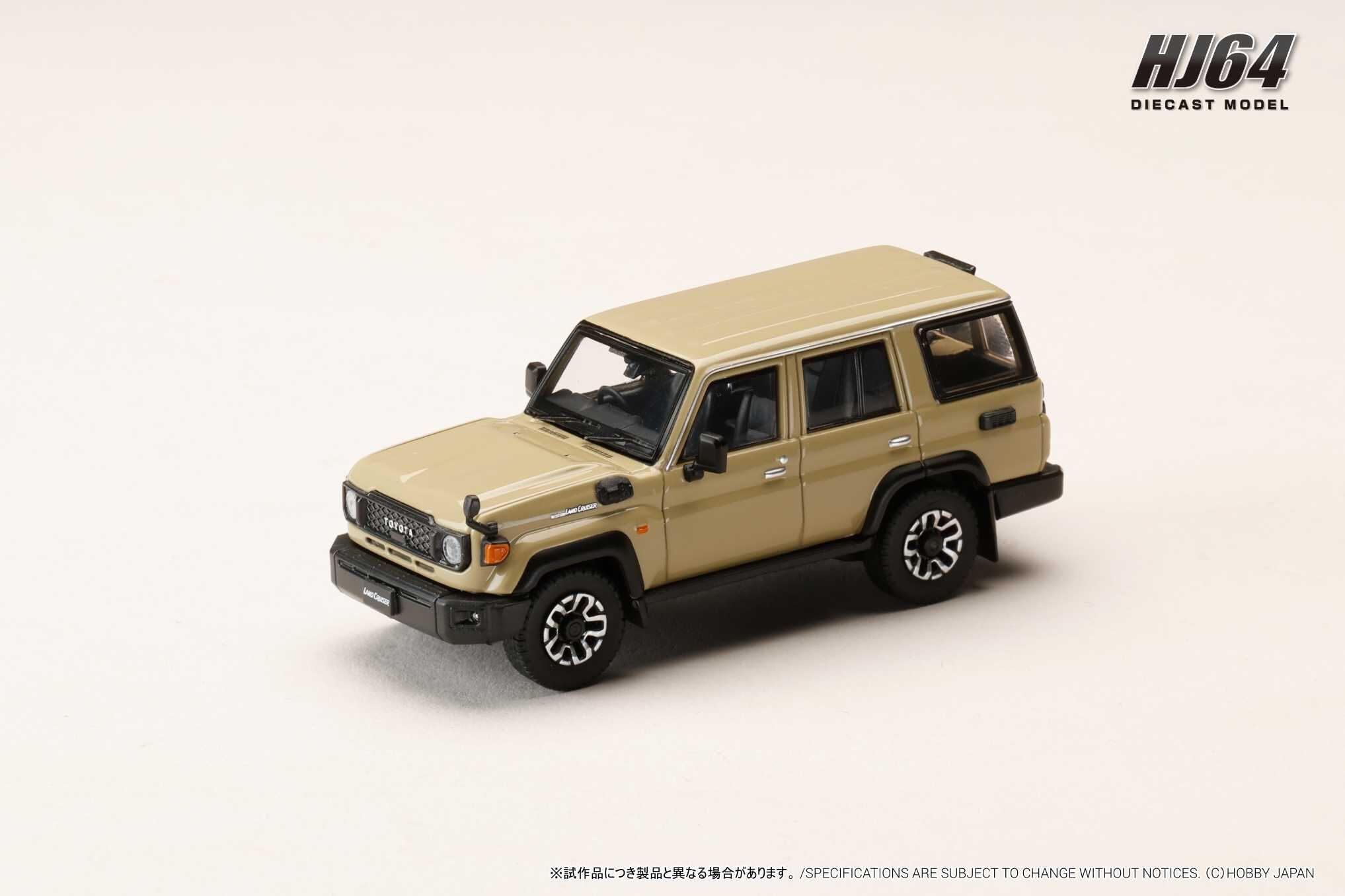 PO-$161 * HOBBY JAPAN * 1:64 TOYOTA LAND CRUISER LC70 BEIGE