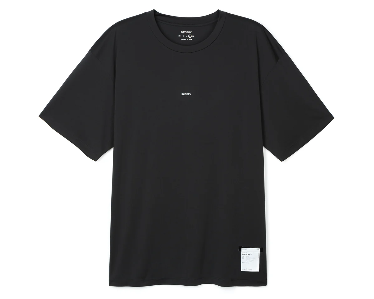 SATISFY｜AuraLite™ T-Shirt ''Black''