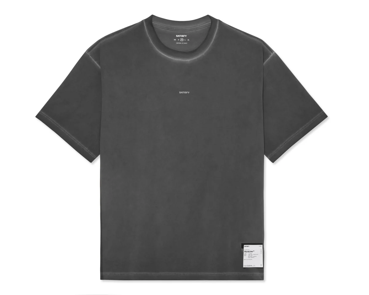 SATISFY｜AuraLite™ T-Shirt ''Pigment Black''