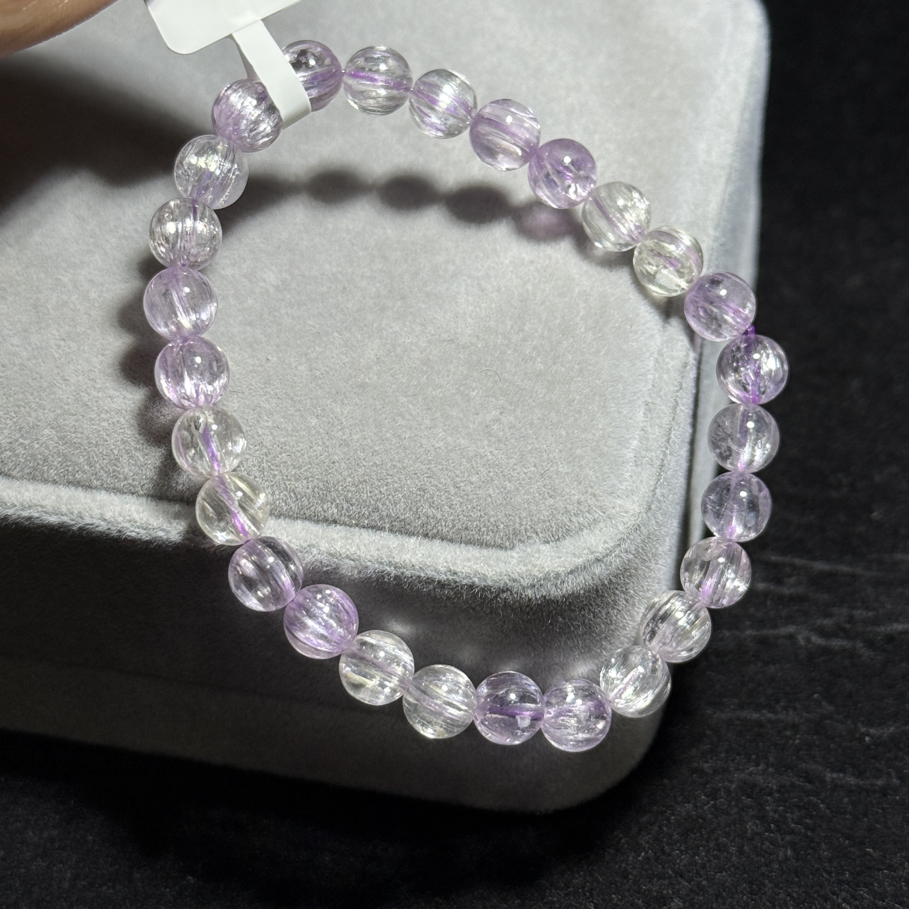 拉絲阿富汗紫鋰輝 6.5+mm SP1550