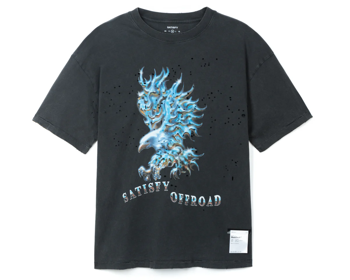 SATISFY｜MothTech™ T-Shirt "Aged Black"