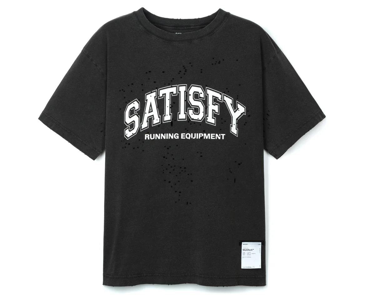 SATISFY｜MothTech™ T-Shirt "Aged Black"