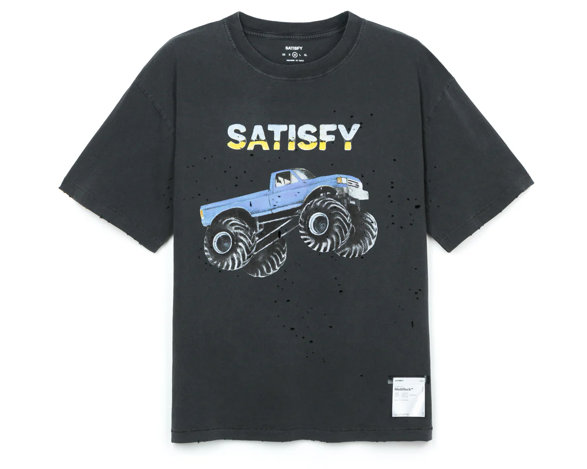 SATISFY｜MothTech™ T-Shirt "Aged Black"