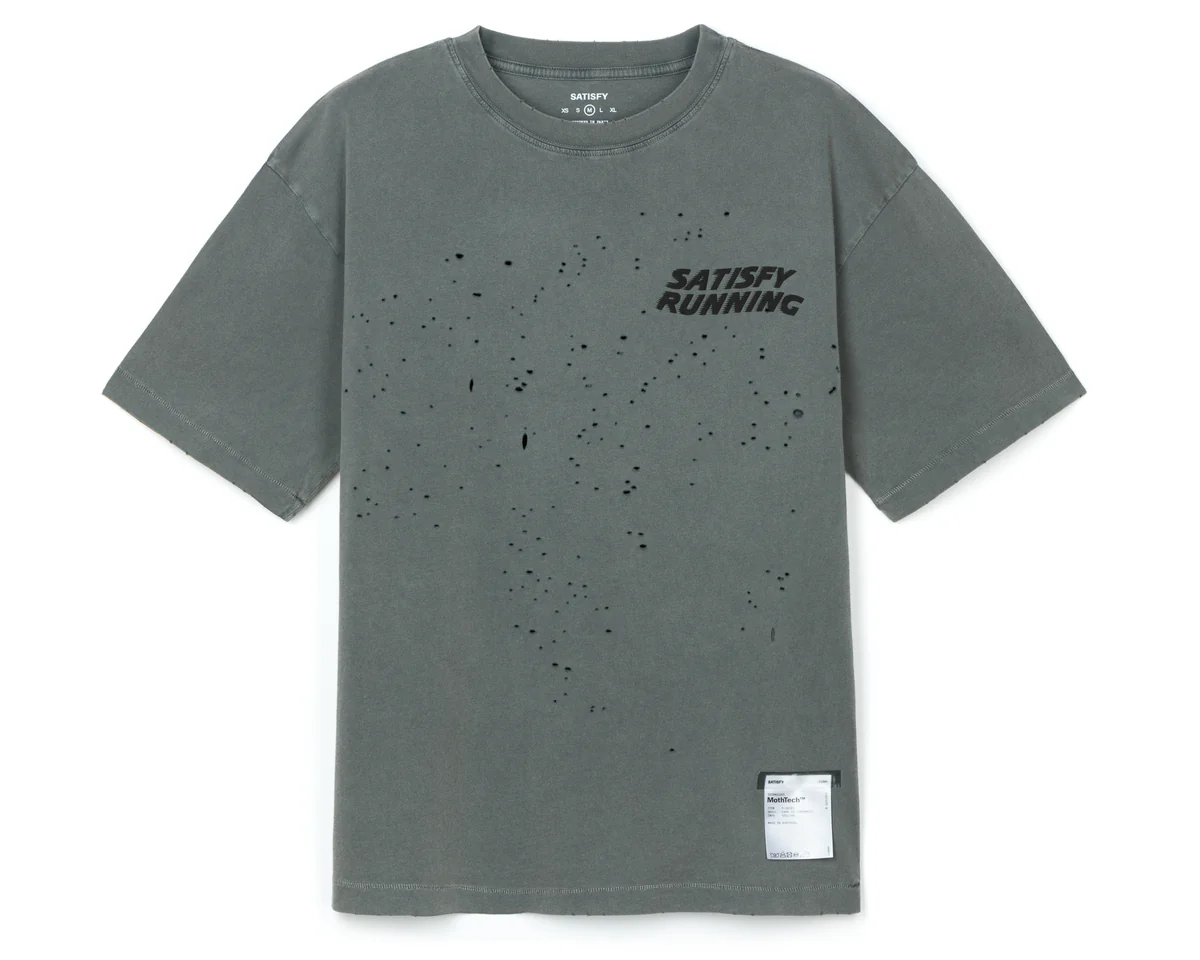 SATISFY｜MothTech™ T-Shirt "Faded Black"