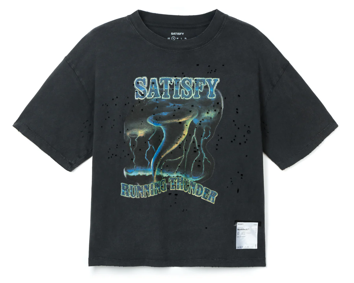 SATISFY｜Women's MothTech™ T-Shirt "Aged Black"