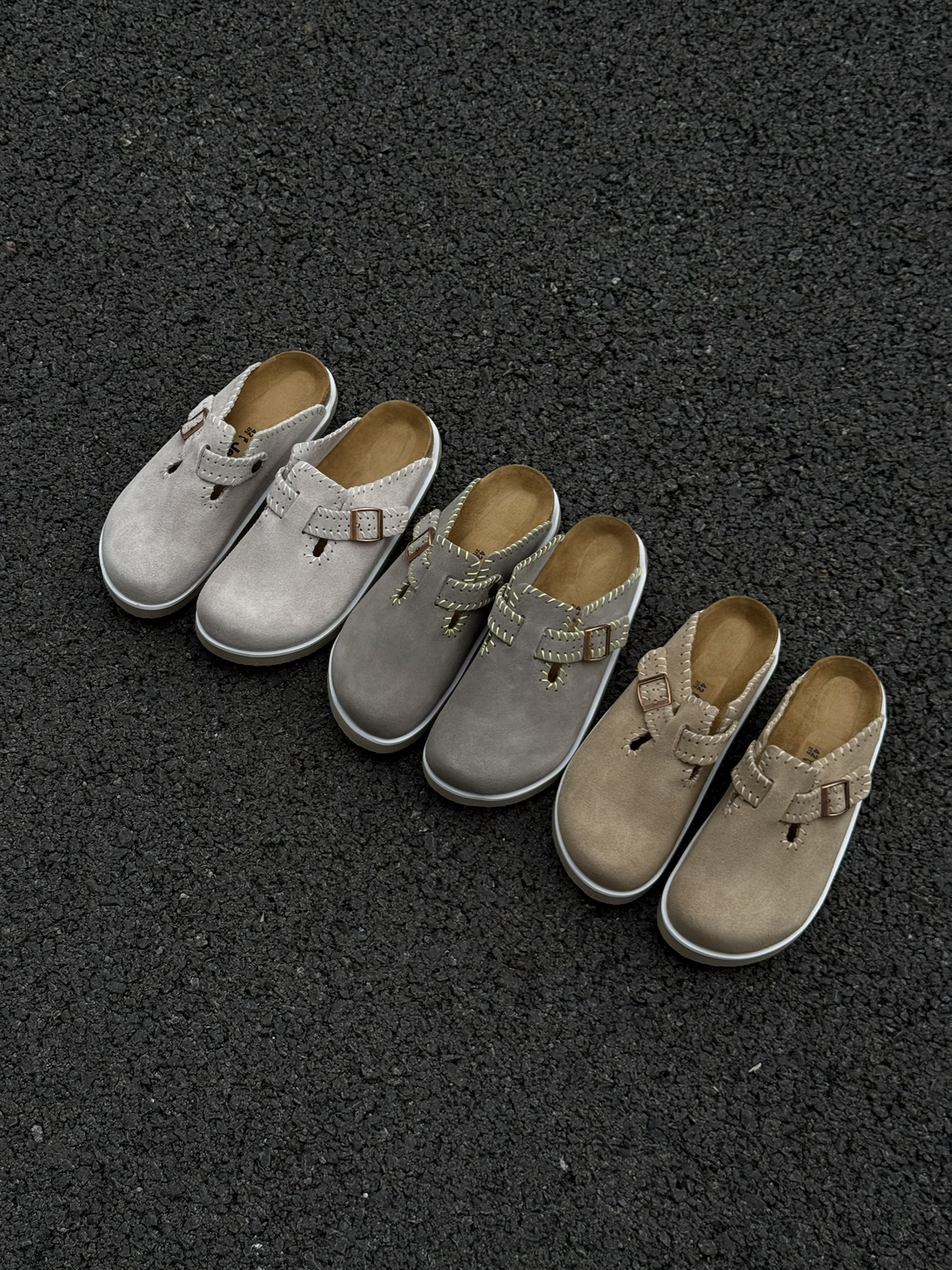 代購-Jeep吉普 勃肯 軟木底 車縫線 防臭防滑 包頭拖鞋 男女同款