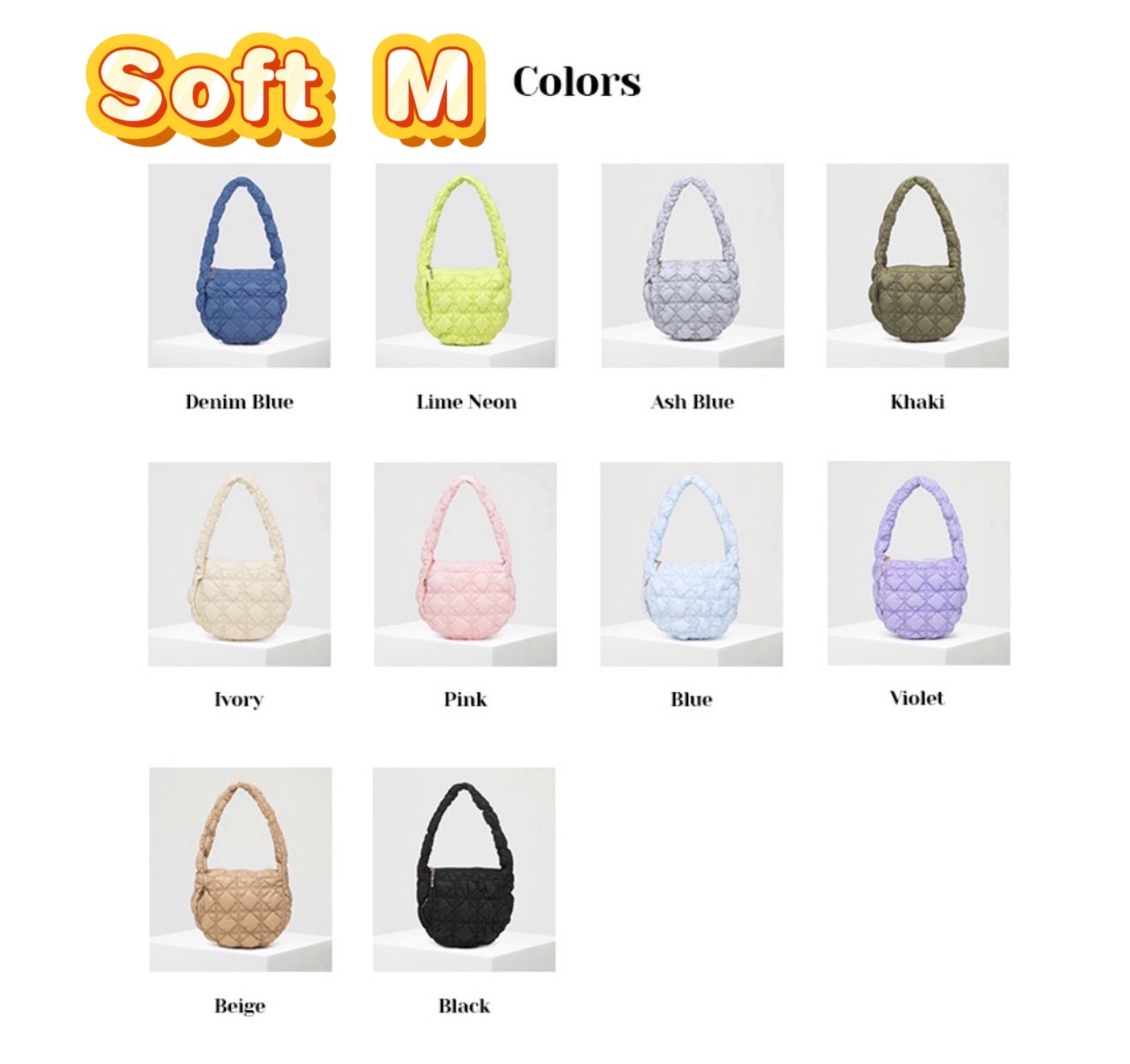 韓國 Carlyn SOFT 韓國基本雲朵包(M)