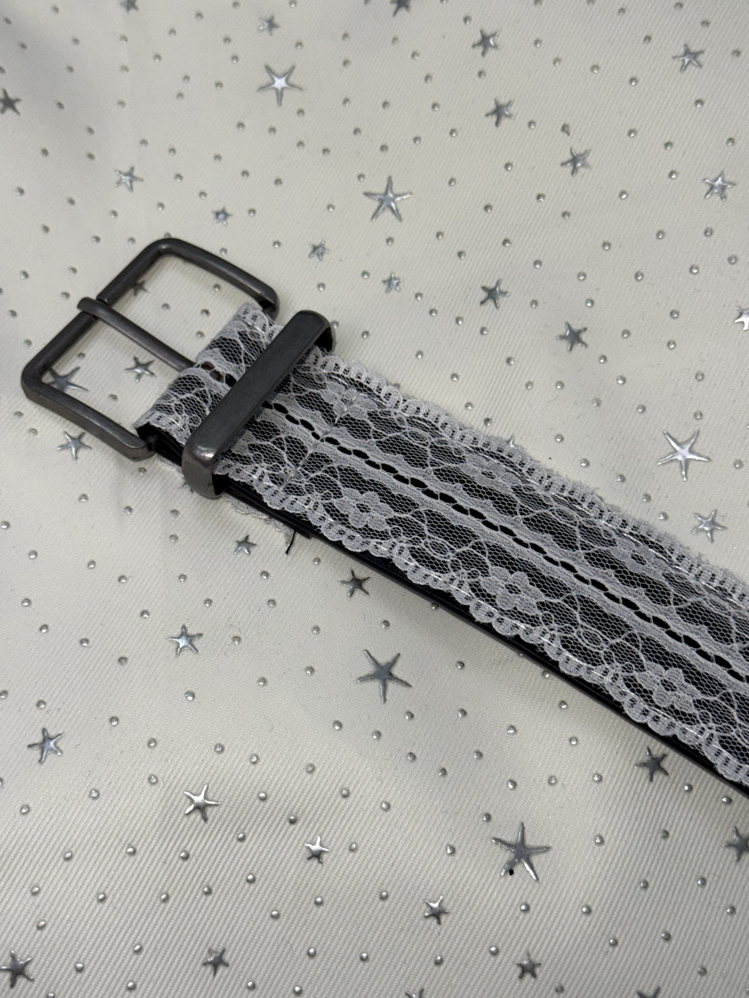 B32蕾絲設計氣質腰帶